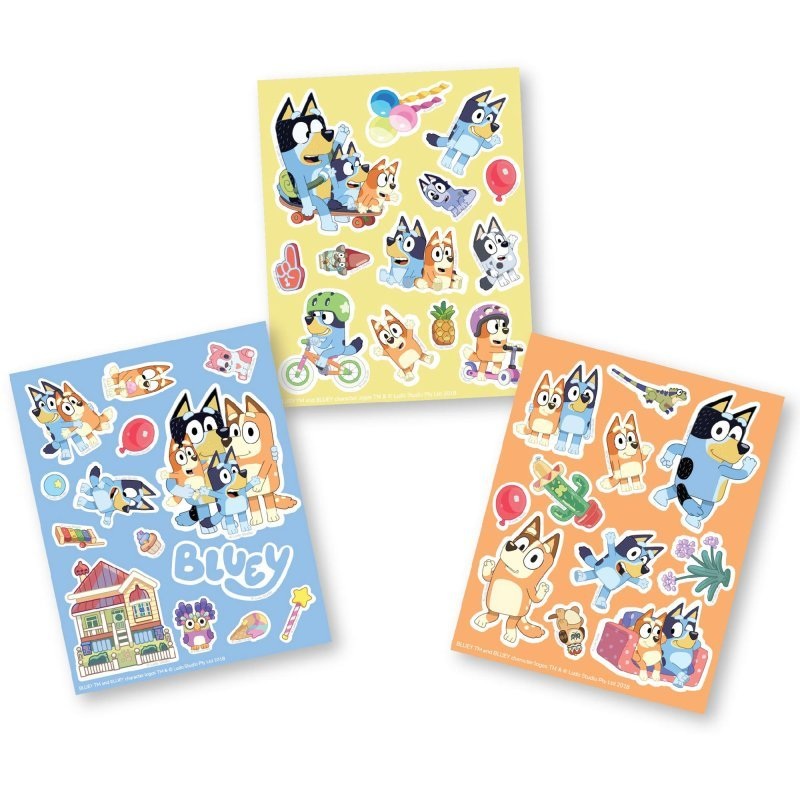 8pk Licensed Bluey Stickers