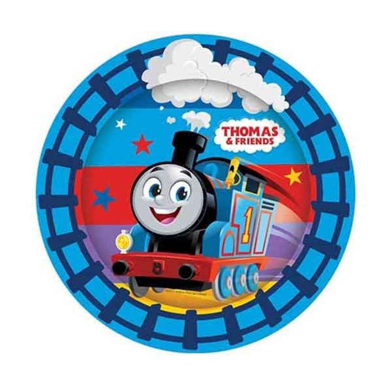 8pk Licensed Thomas & Friends Paper Plates