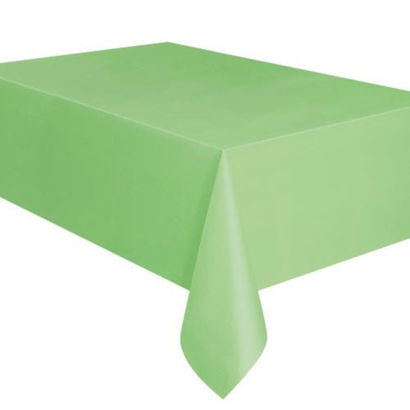 Rectangle Plastic Tablecloth - Apple Green