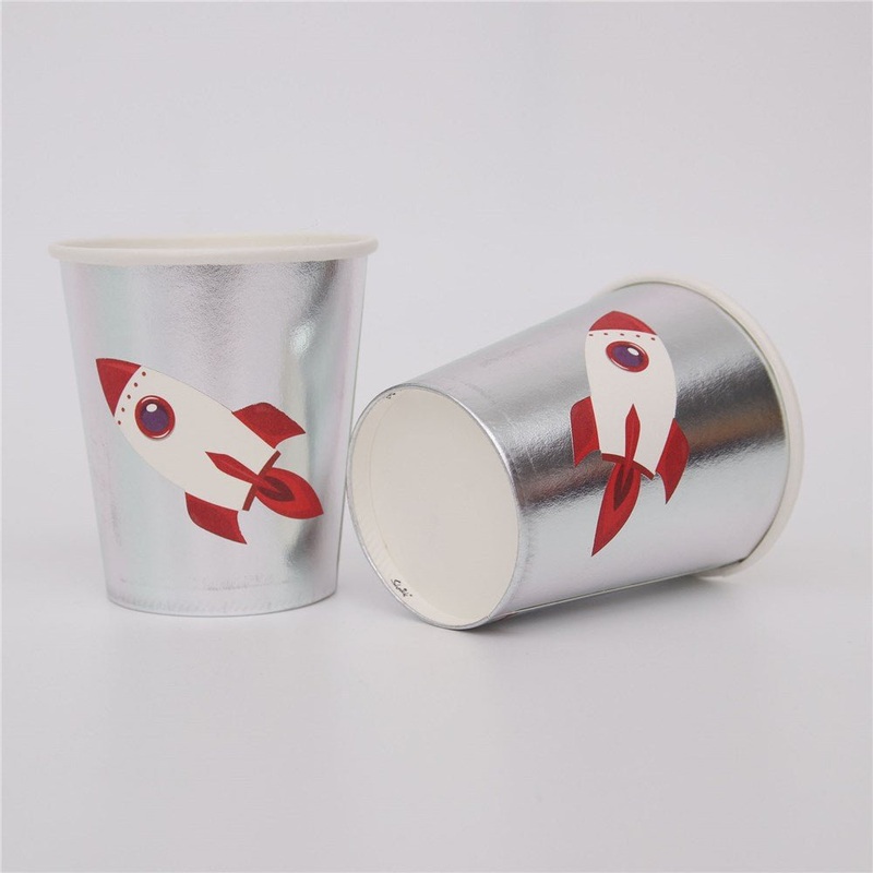 12pk Space Rocket Paper Cups