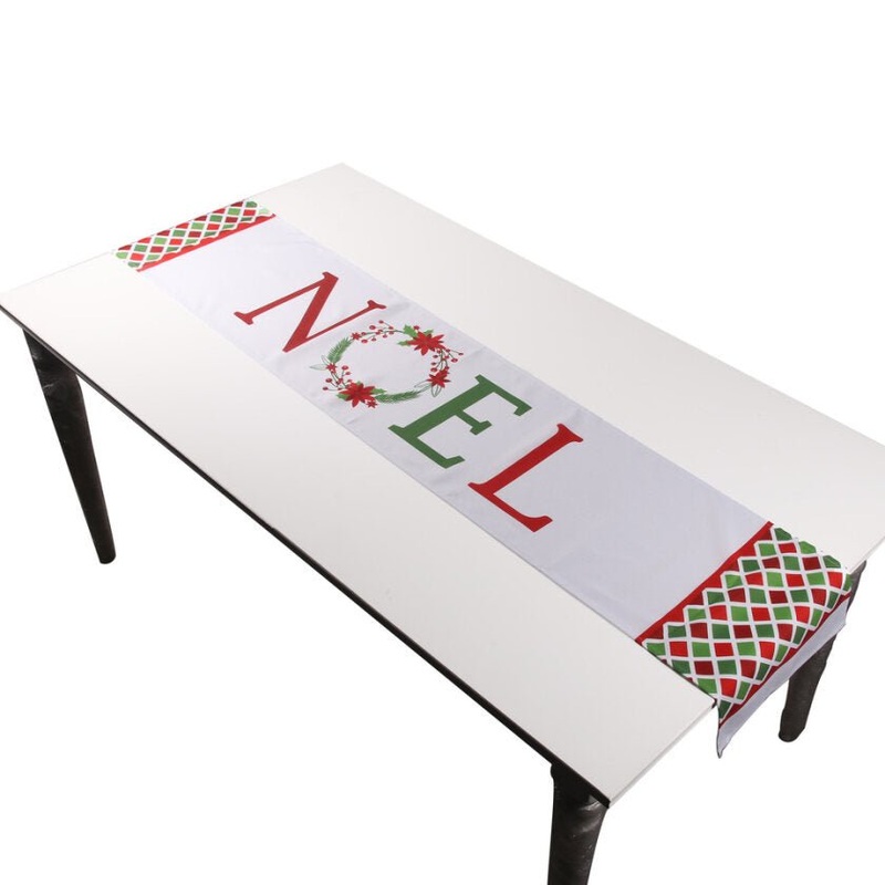 180cm Christmas Table Runner with NOEL