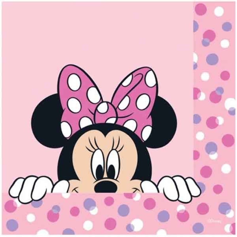 20pk Disney Minnie Mouse Lunch Napkins