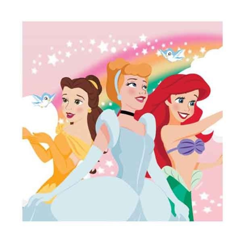 20pk Licensed Disney Princess Party Napkins