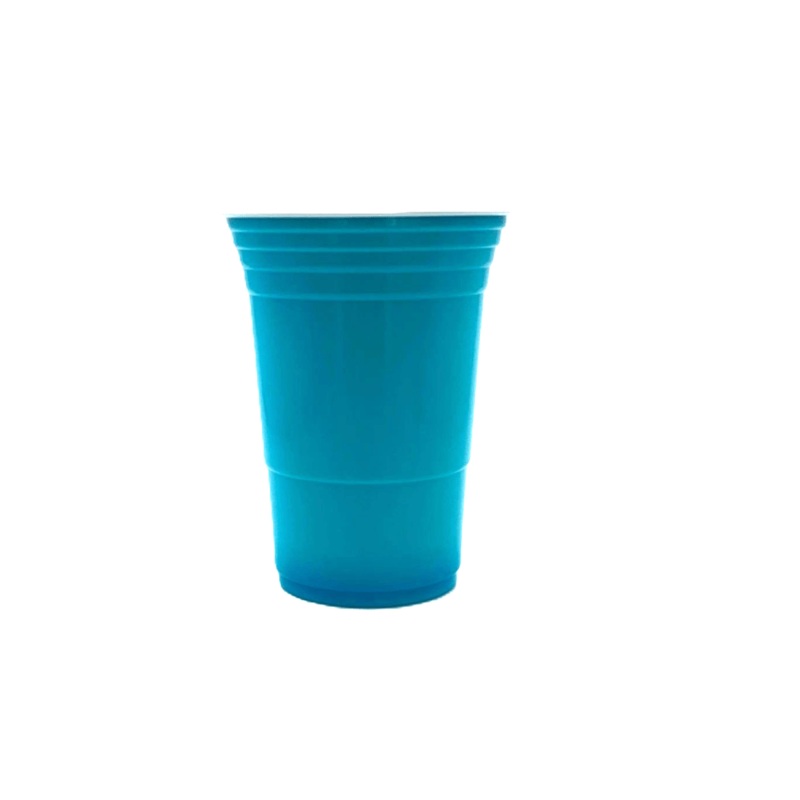 50pk Reusable Plastic Beer Pong American Cups - Light Blue
