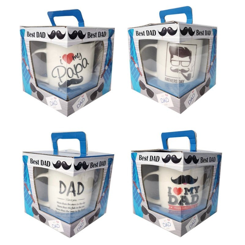 Fathers Day Mug in Carry Gift Box  Assorted Designs