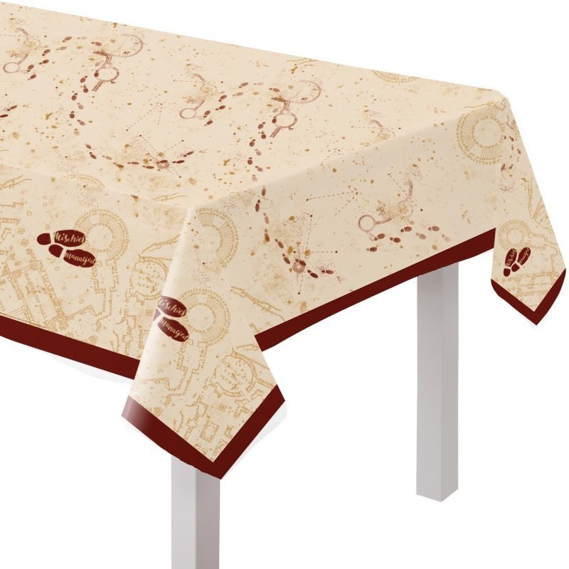 Harry Potter Marauders Map Rectangle Paper Tablecover Tablecloth
