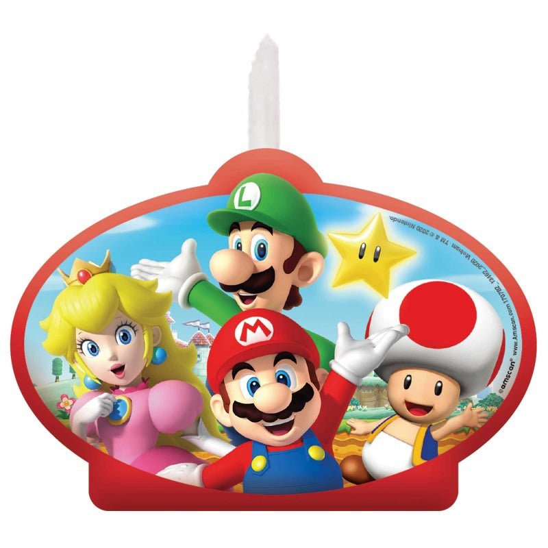 Super Mario Brother Birthday Candle
