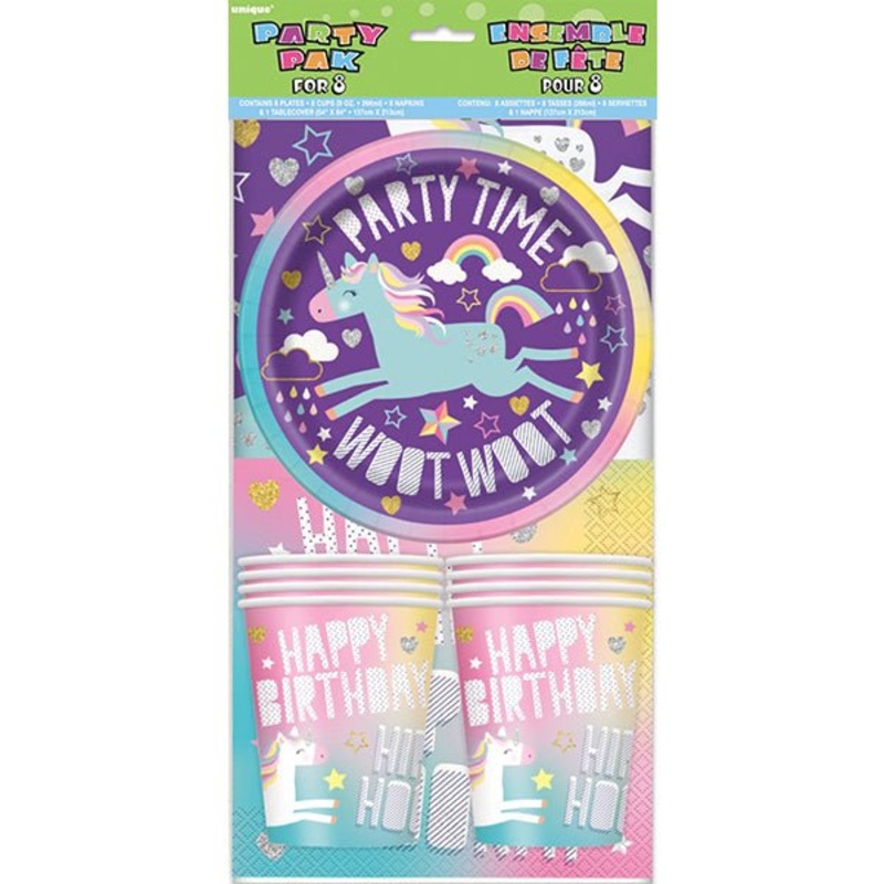 Unicorn Party Pack for 8