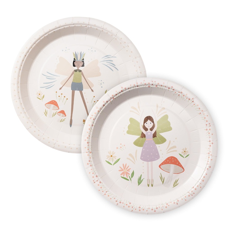 Woodland Fairy Party Plates Set (24pcs)