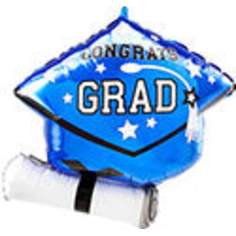 Congrats Grad True To School Grad Cap (Multiple Color Options Available)
