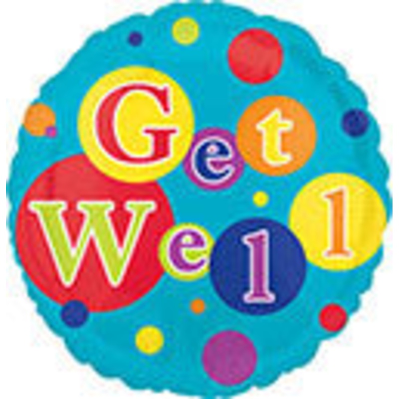 Get Well Bright Polka Dots