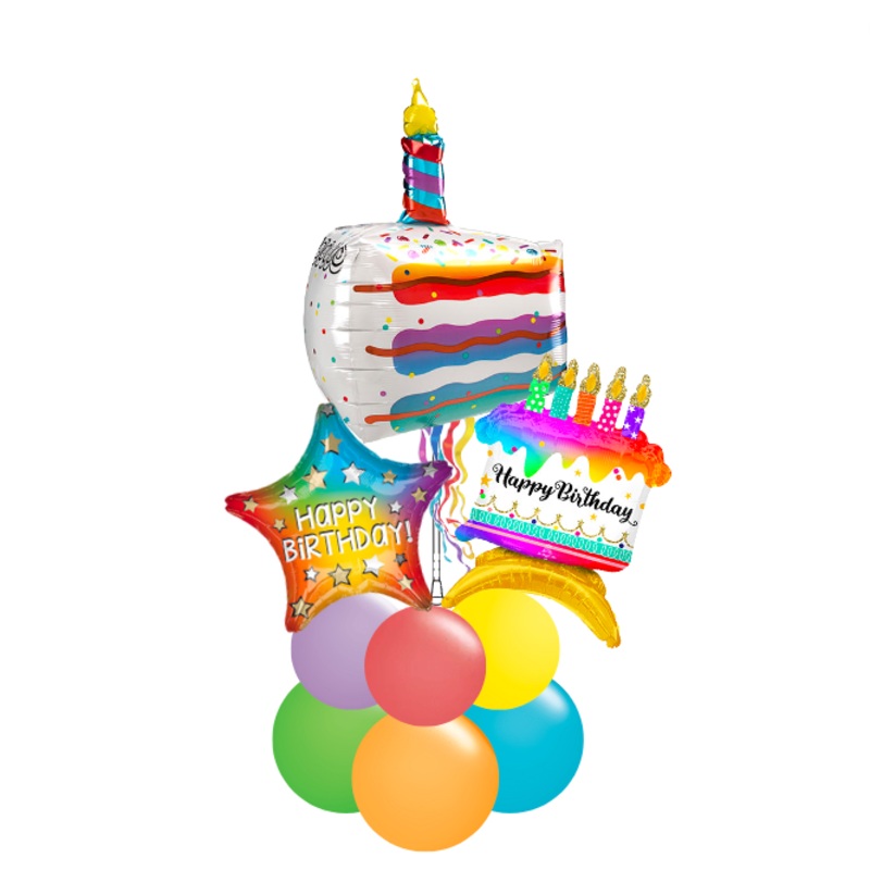 Happy Birthday Cake Gift Marquee