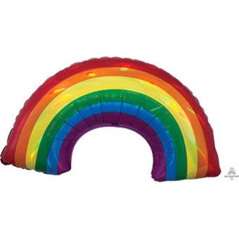 Iridescent Rainbow 34" Foil Balloon