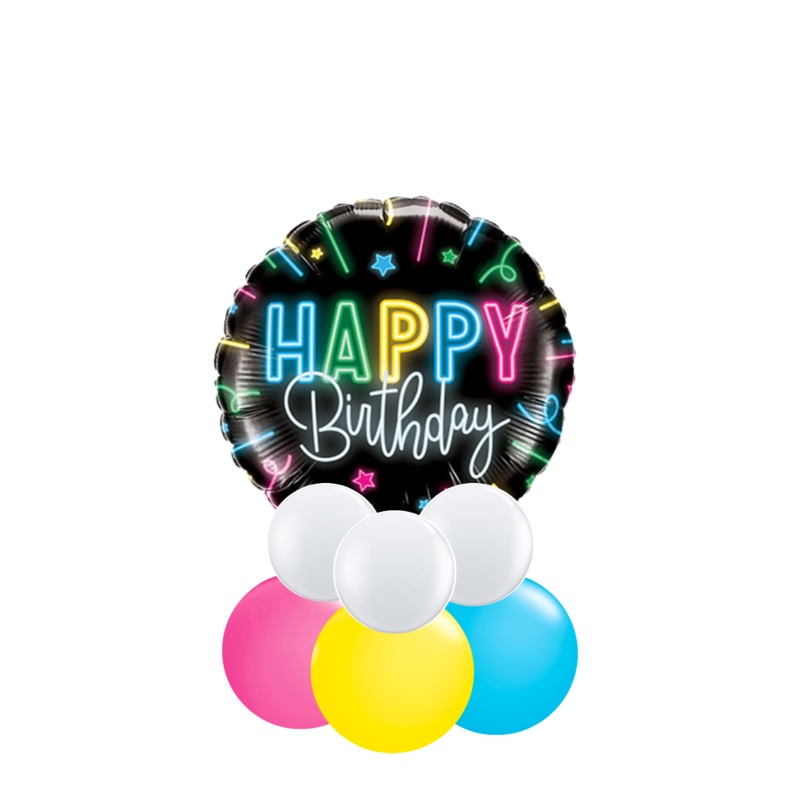 Neon Birthday Centerpiece