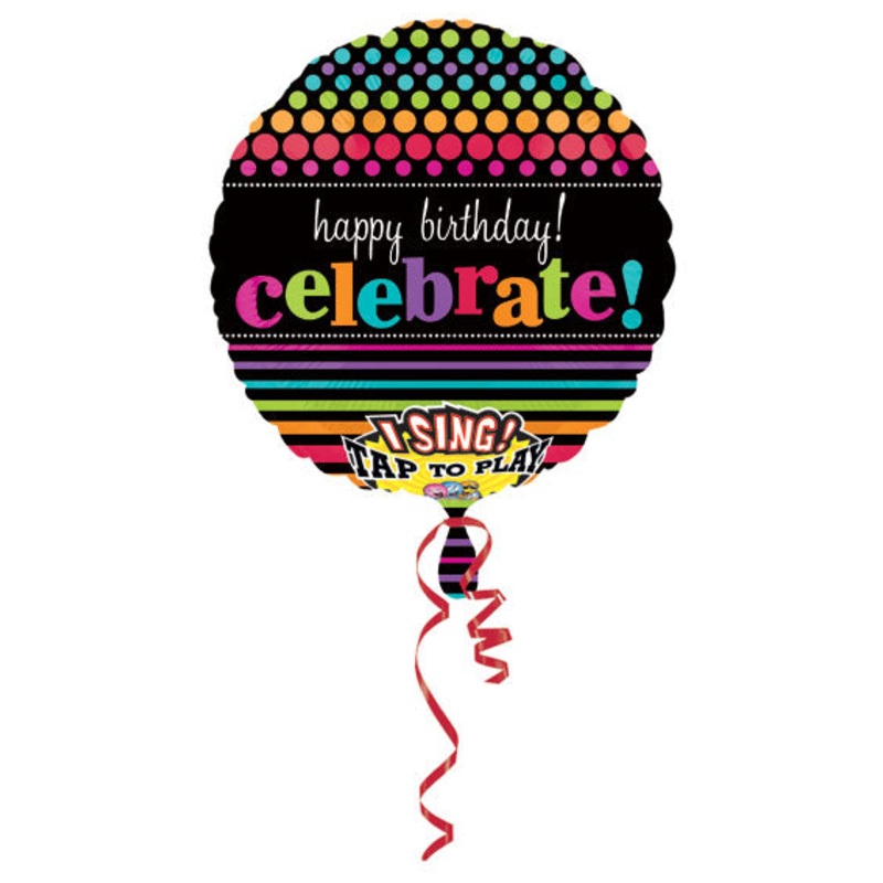 Sining Celebrate Happy Birthday Balloon