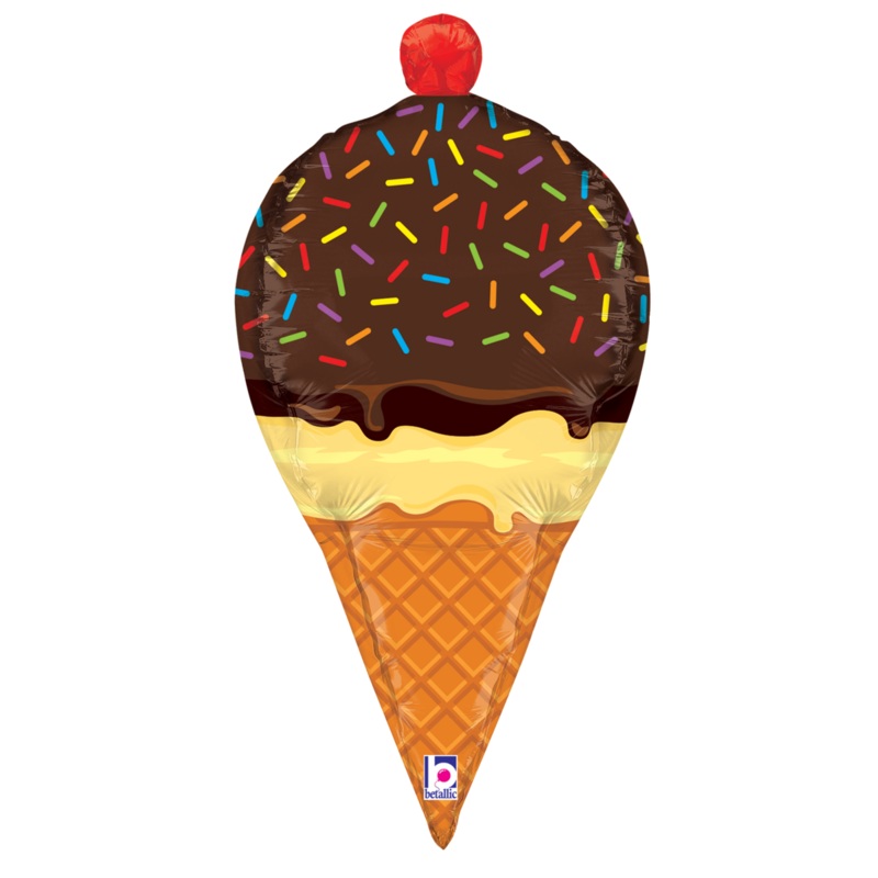 Sprinkles Ice Cream Cone Dimensional Balloon