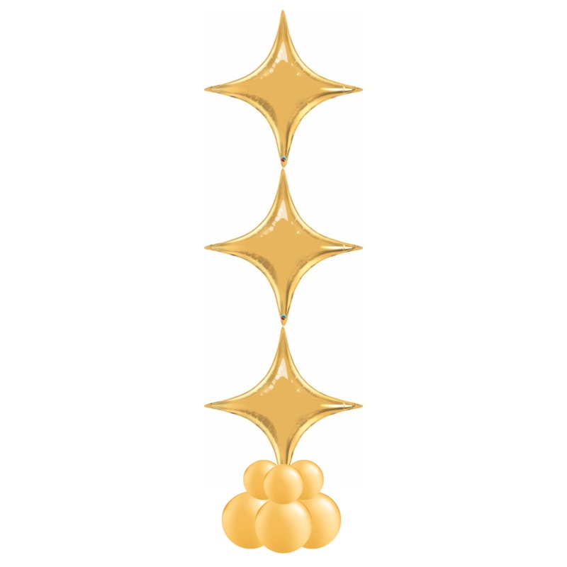 Star Stacked Backdrop Columns