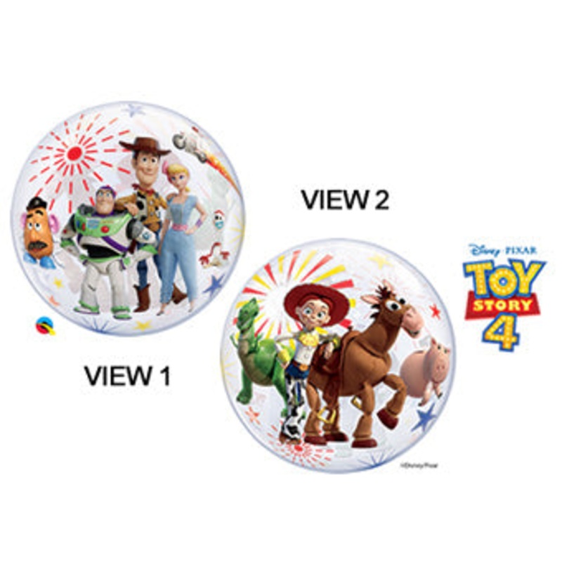 Toy Story 4 Buzz Woody Forky Character Bubble Balloon