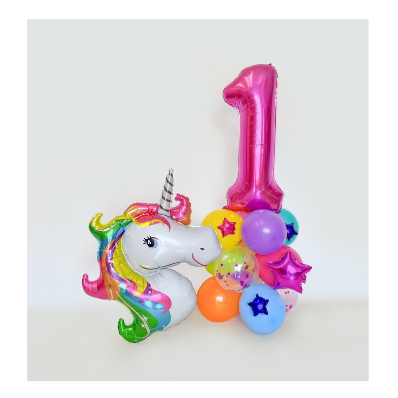 Unicorn Balloon Tower