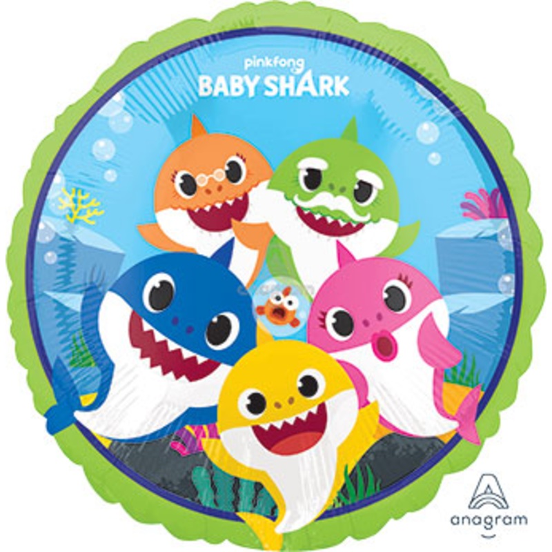 Baby Shark 18" Foil Balloon (D)