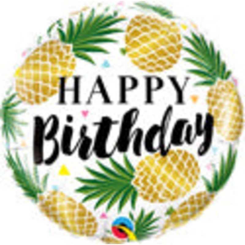 Birthday Golden Pineapples