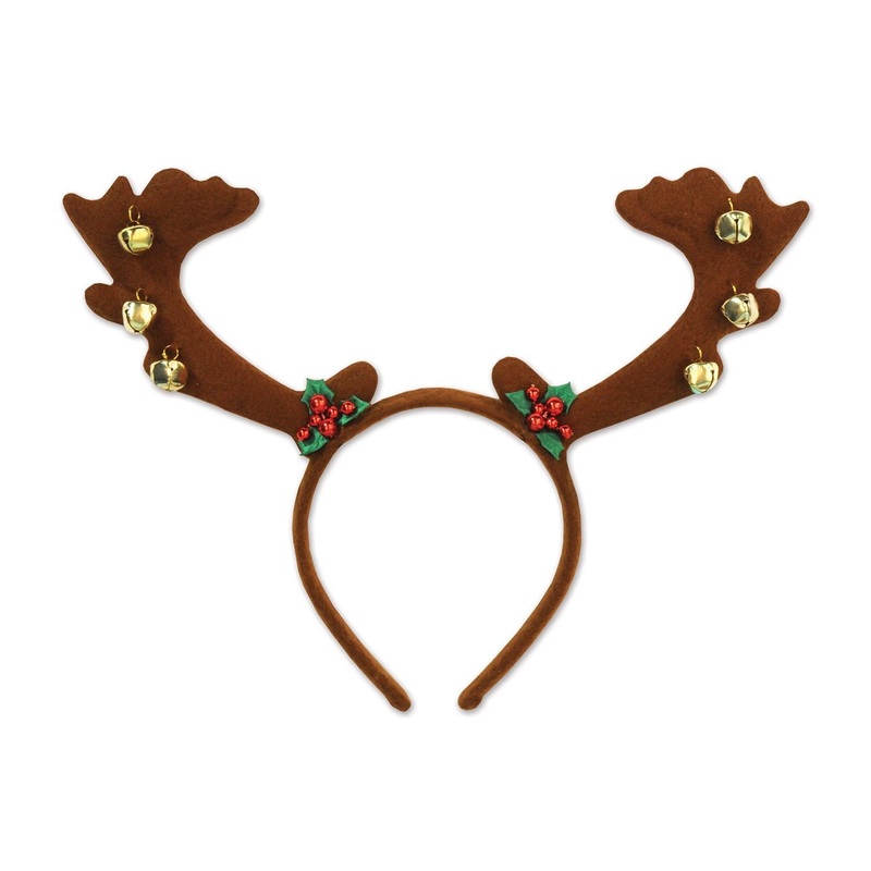 Christmas Reindeer Antlers with Bells