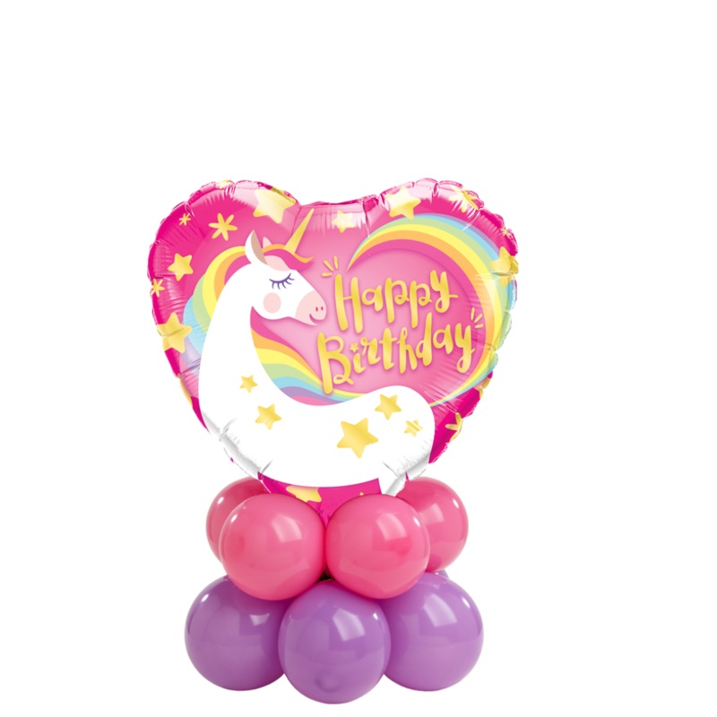 Magical Unicorn Heart Mini Table Centerpiece