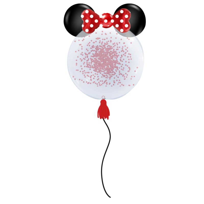 Mouse Ears Confetti Gift Balloon