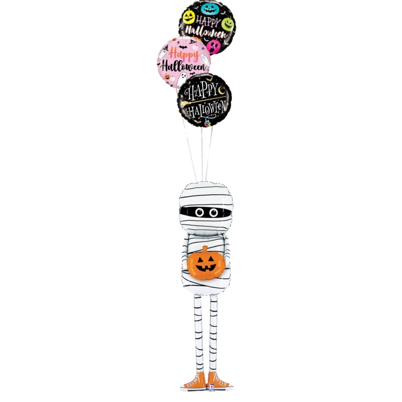 Mummy Halloween Trio Bouquet