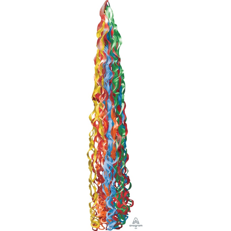 Primary Rainbow Twirlz Balloon Tail