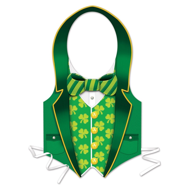St. Patrick's Day Plastic St Patrick Vest