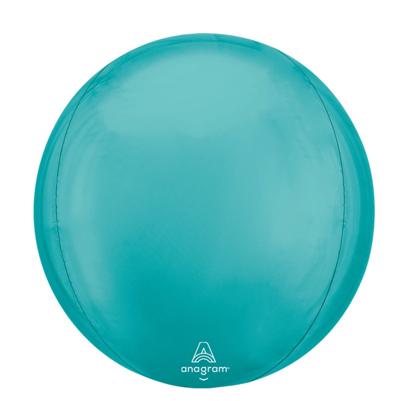 Vibrant Blue Orbz 15" Foil Balloon
