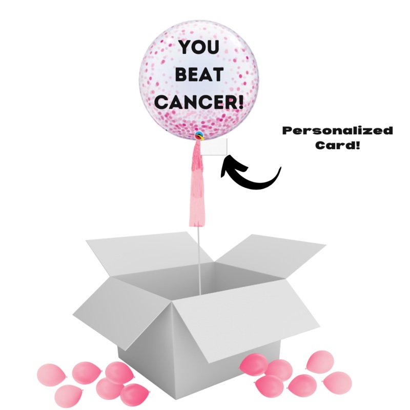 You Beat Cancer! Message Box