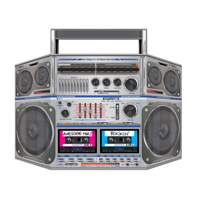 Boom Box Party Stand-Up Decoration