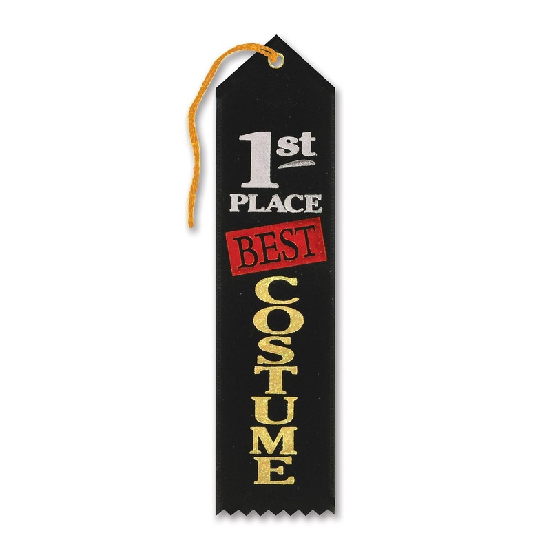 Halloween Best Costume 1st Place Award Ribbon