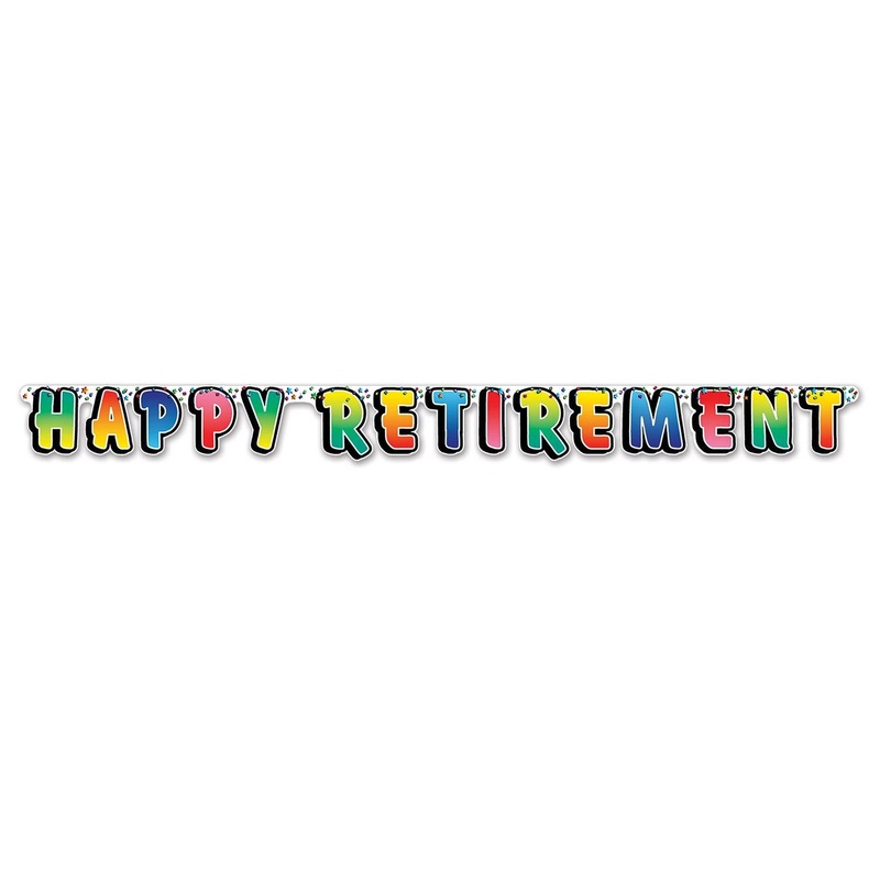 Happy Retirement Party Streamer