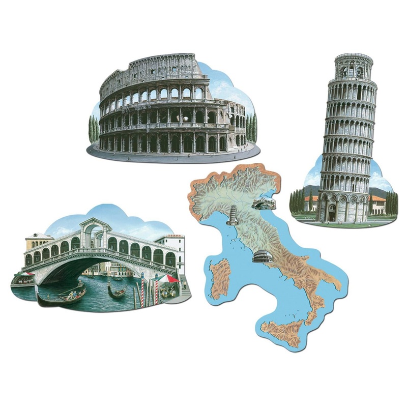 Italian Party Cutouts (4 per Package)