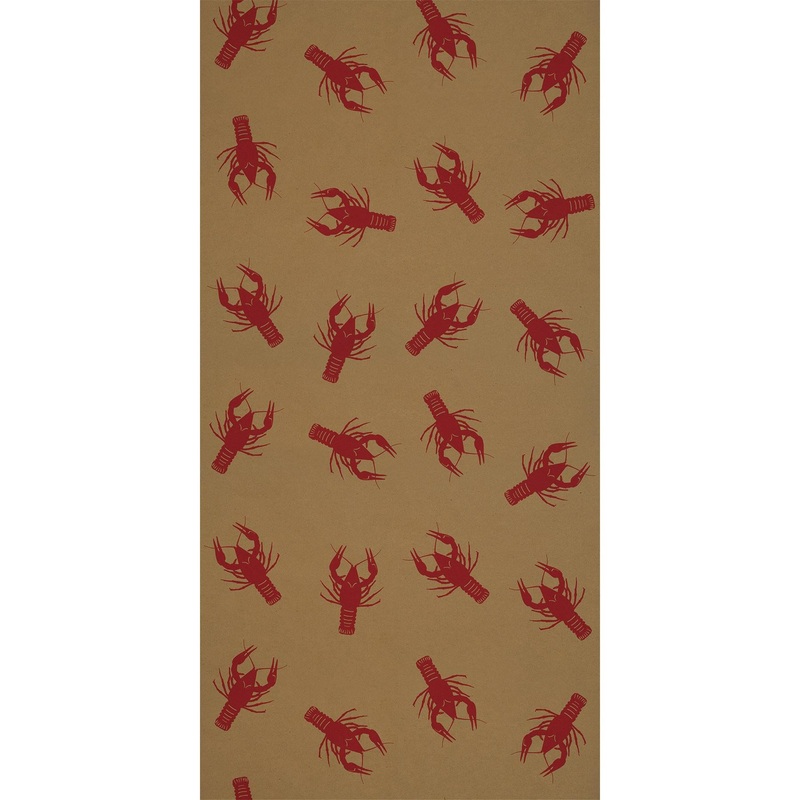 Mardi Gras Crawfish Kraft Paper Table Roll