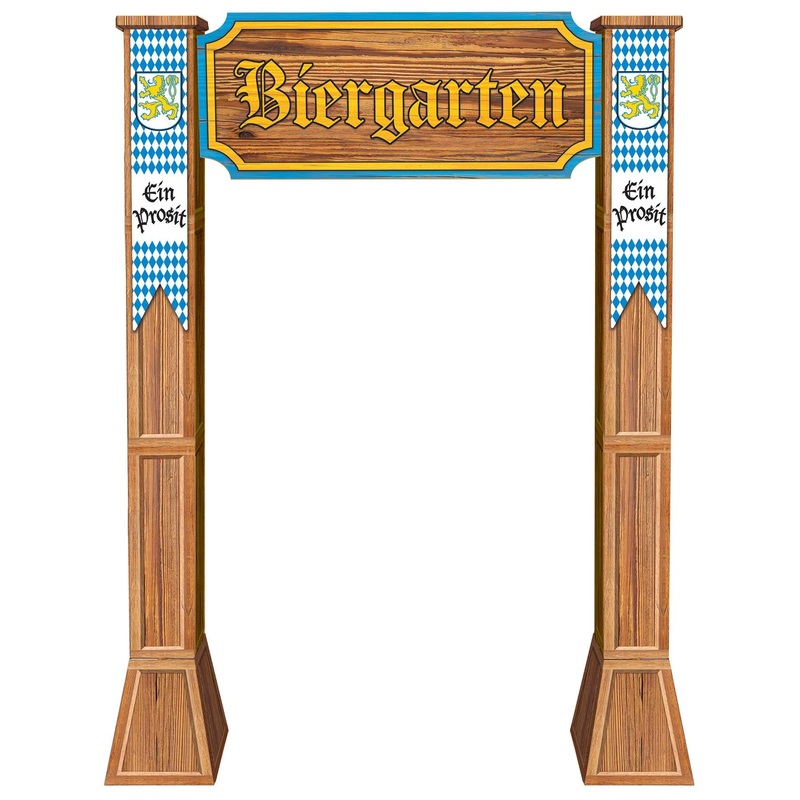 Oktoberfest 3-D Biergarten Archway Prop