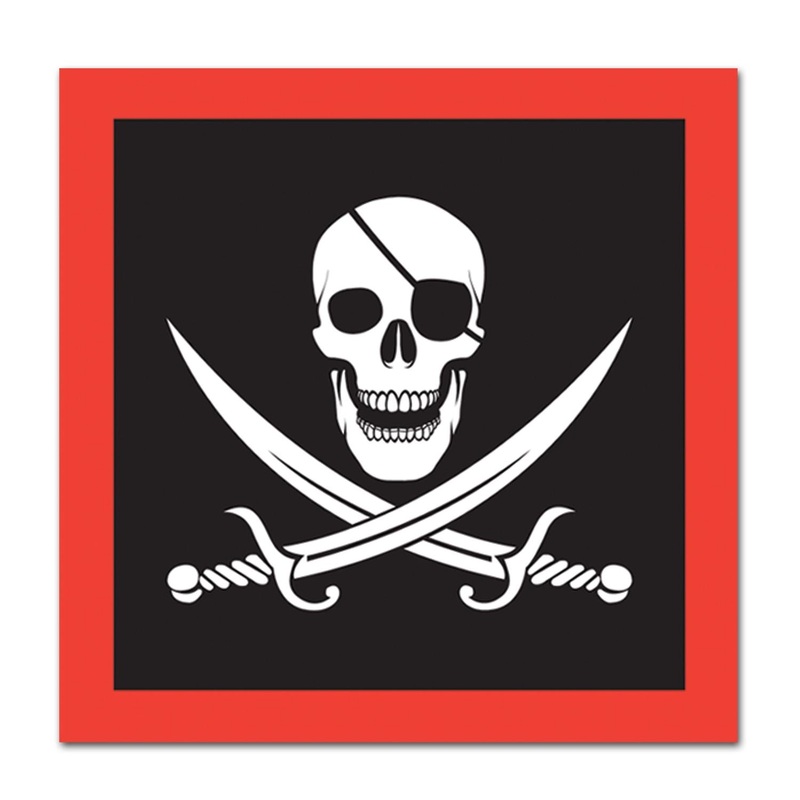 Pirate Party Luncheon Napkins (16 per Package)