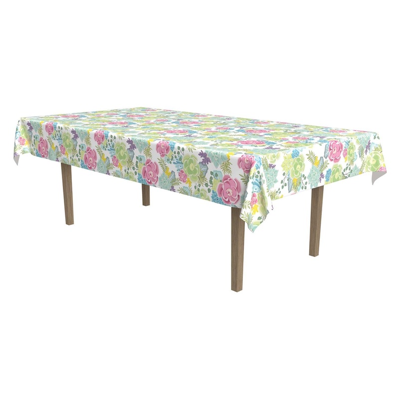 Succulents Party Tablecover