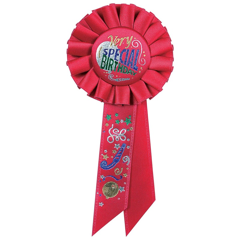 Very Special Birthday Rosette