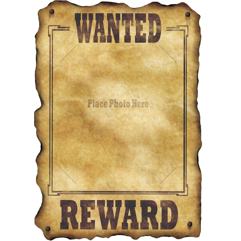 Western Wanted Party Sign
