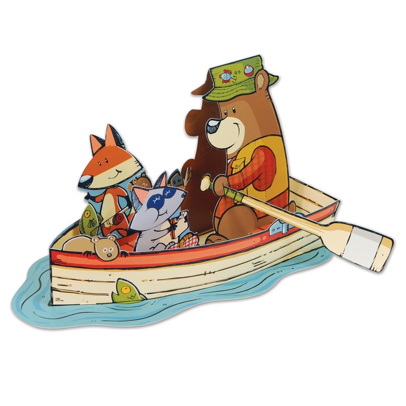 3-D Woodland Friends Party Centerpiece