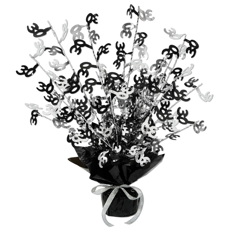 30 Gleam 'N Burst Centerpiece - black