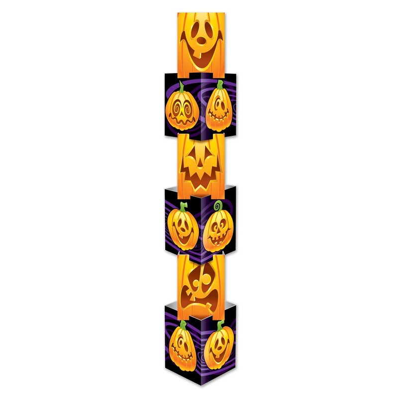 Halloween Jack-O-Lantern Column