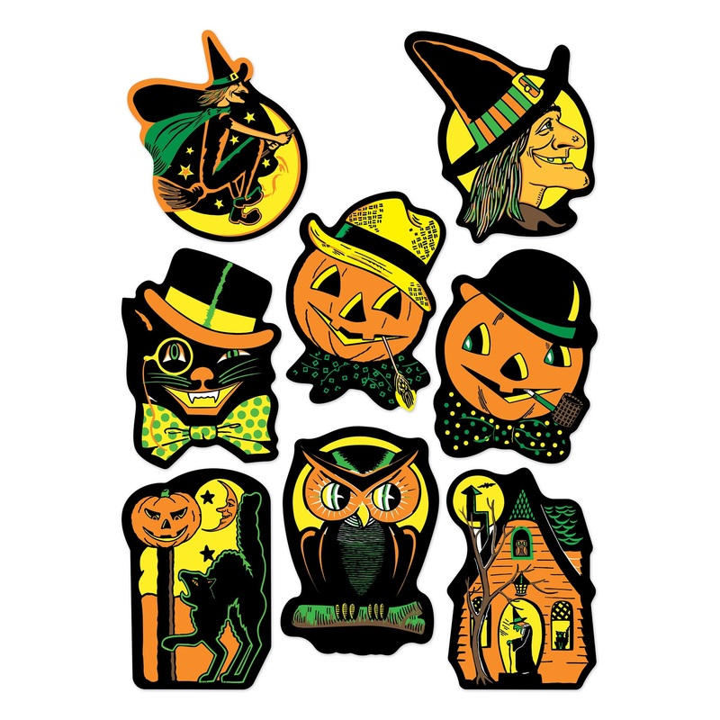 Halloween Stickers (4 Sheets per package)
