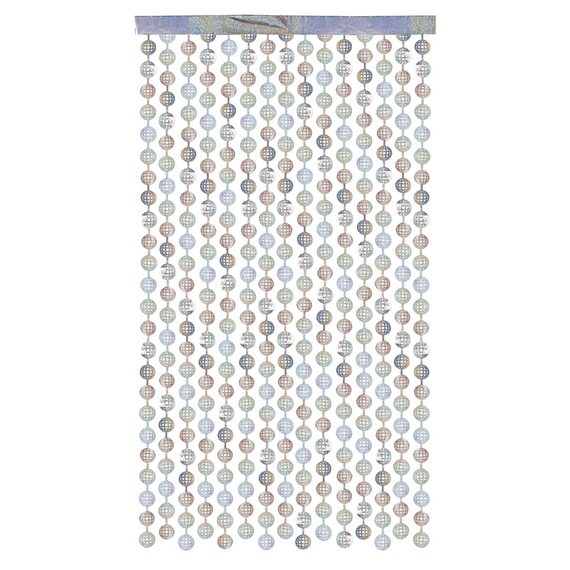 Metallic Disco Ball Curtain (1 per package)