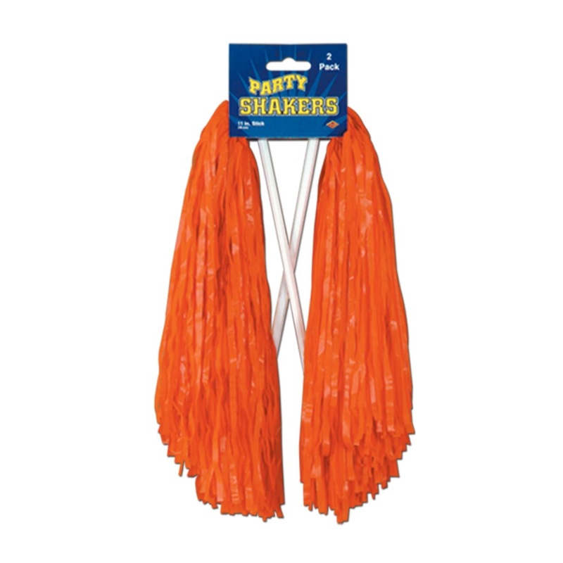 Packaged Pom Poms - 512 Strand - orange (2 per Package)