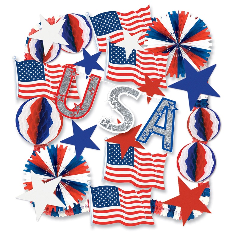 Patriotic Party Decorating Kit